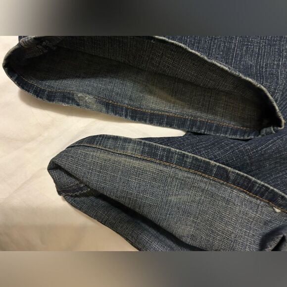 Venezia Bootcut Denim Women's High Rise Blue Jeans size 28 Tall - Picture 9 of 9